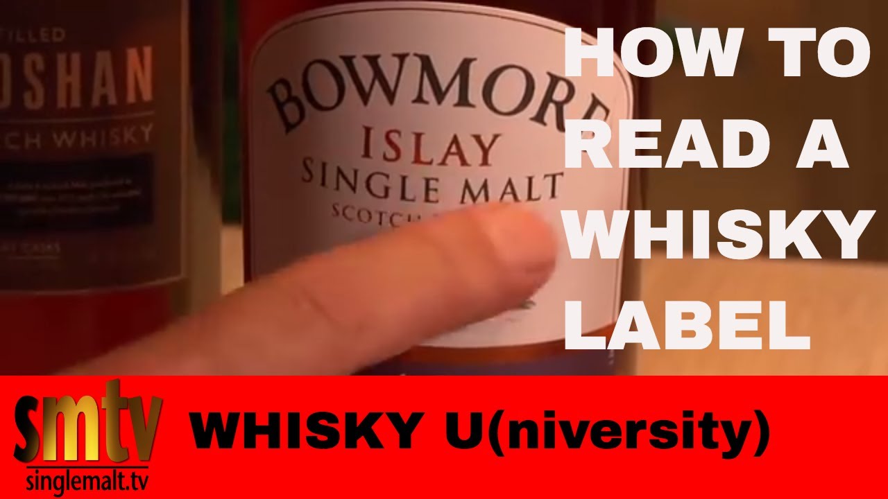 Whisky U — Как читать этикетку шотландского виски