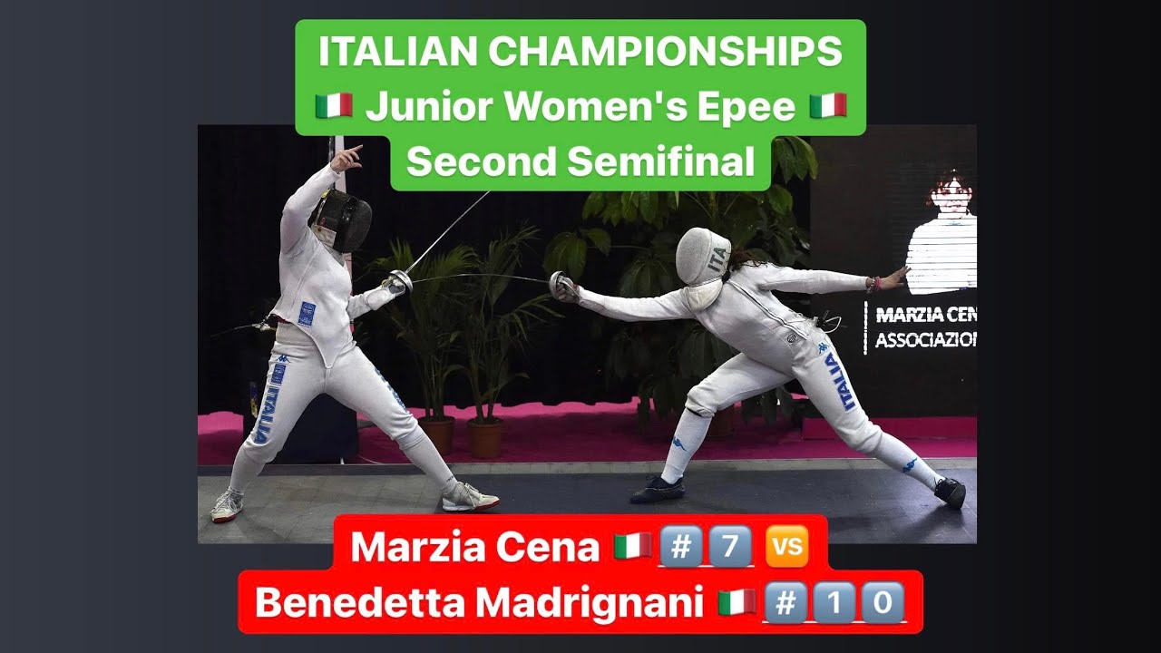 Italian Championships 2022 JWE - L4 - Marzia Cena v Benedetta Madrignani