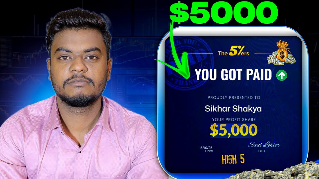 How I Made 5 Lakhs From Trading In 20 Days || The5ers Payout Proof