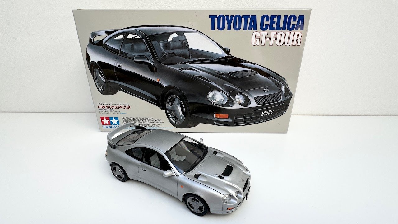 Tamiya Toyota Celica GT Four 1:24 building time lapse