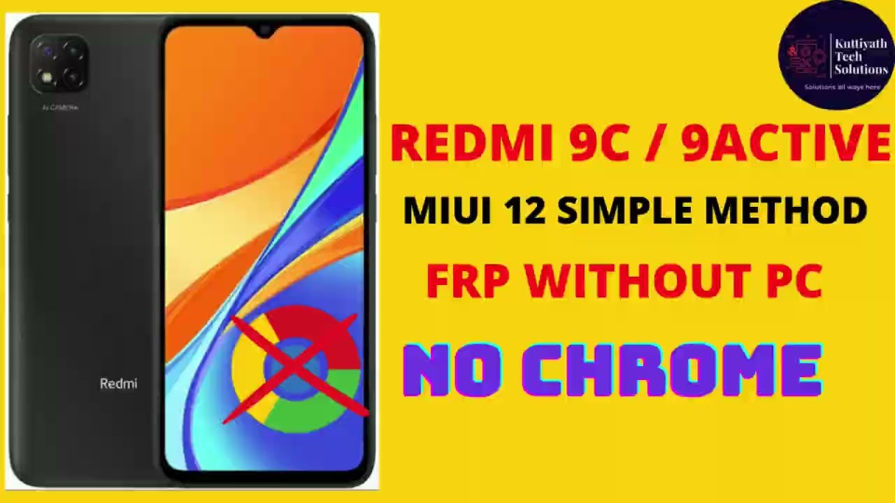REDMI 9C/9 ACTIVE GOOGLE LOCK WITHOUT PC || 2022 ||