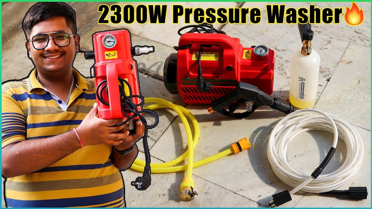 Washing Machine For Car | Professional Foam Washer | DIY Jugaad