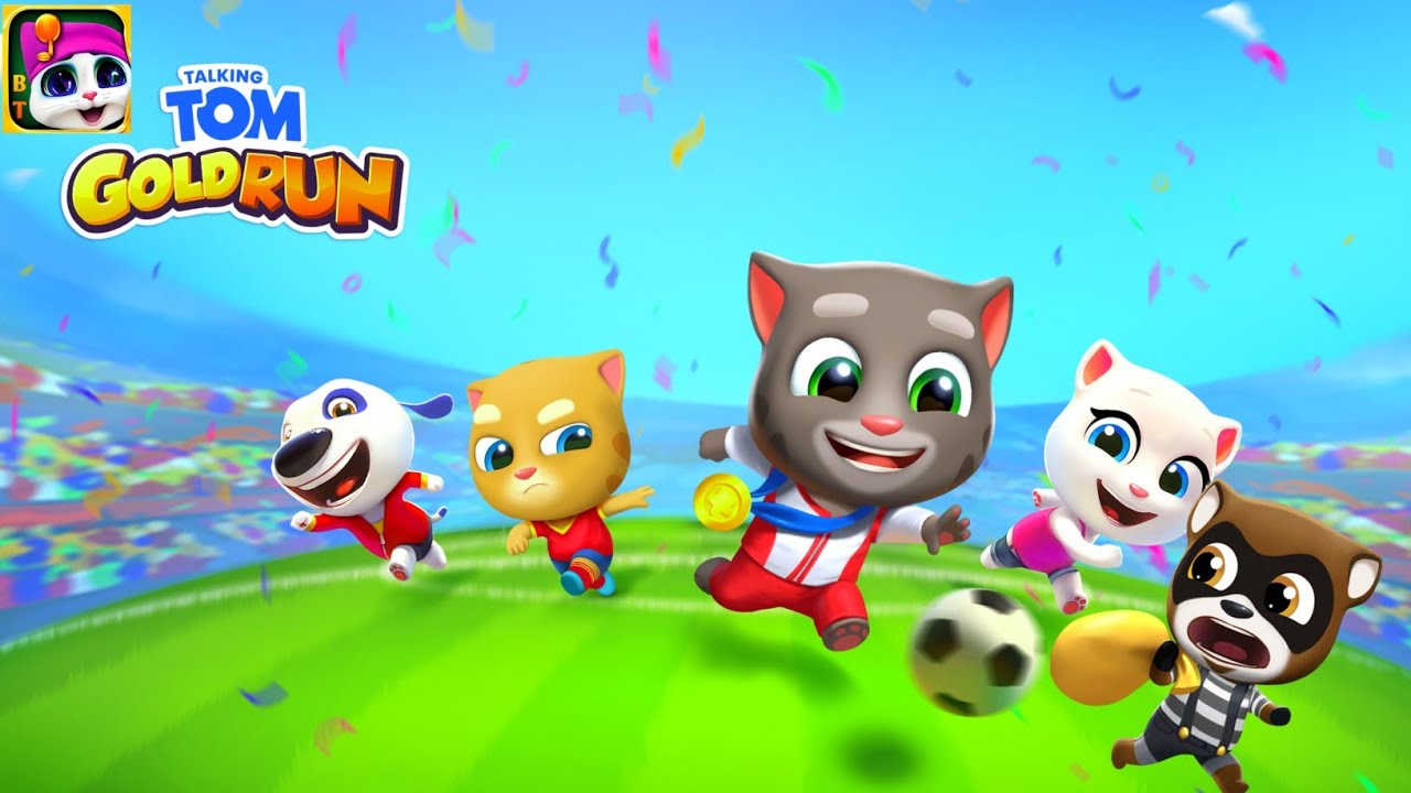 Non Stop Talking Tom Gold Run Live Gameplay