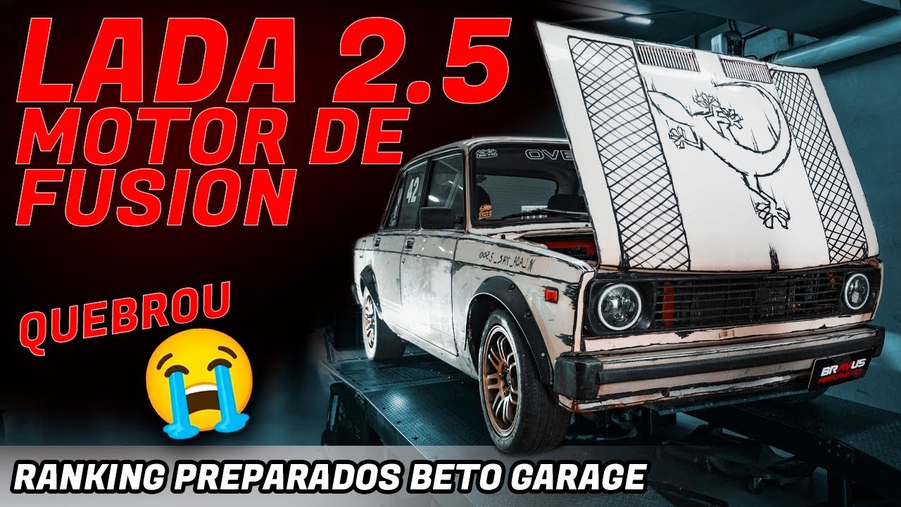 #7 Lada Laika com motor Duratec 2.5 de Ford Fusion feito em casa no RANKING PREPARADOS
