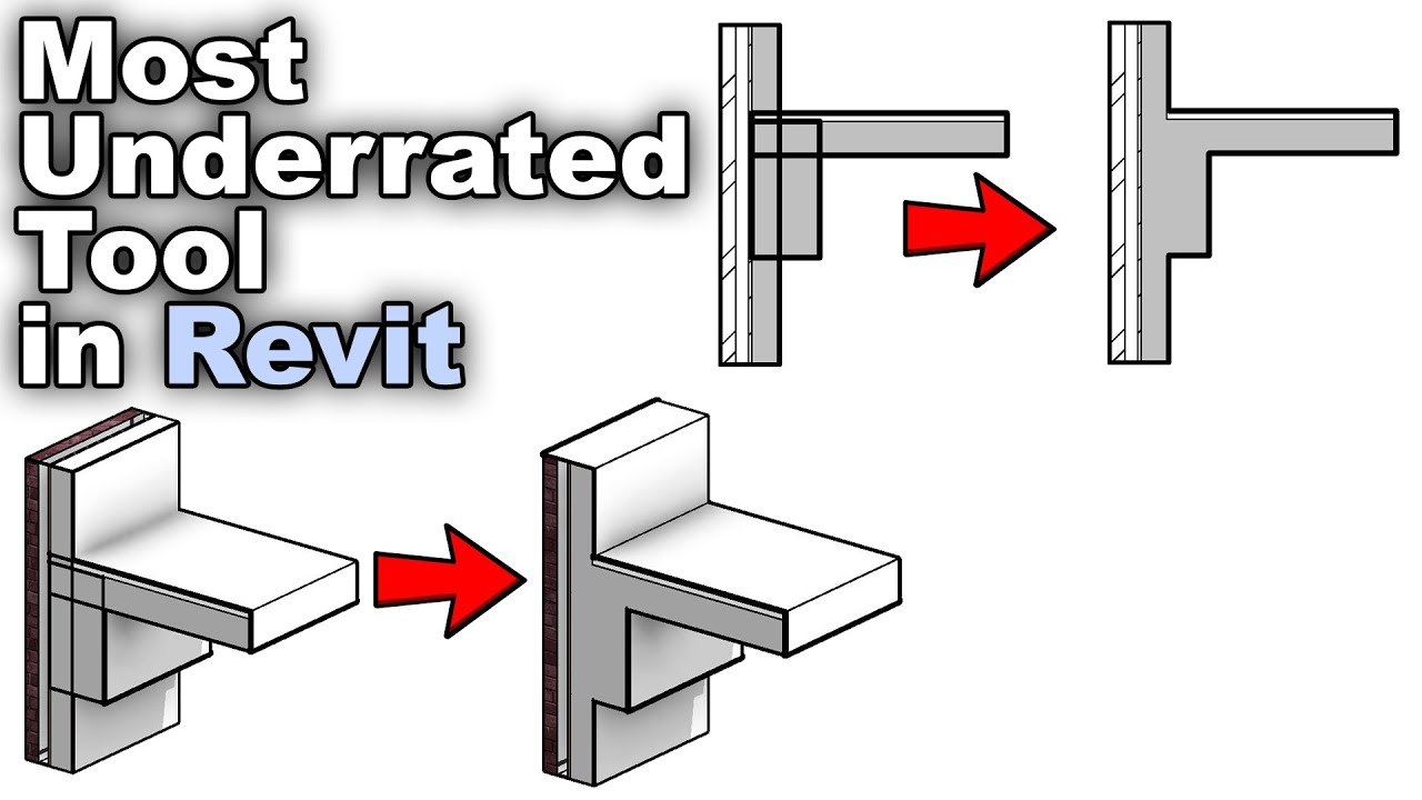 Объединение геометрии — расширенное руководство по Revit