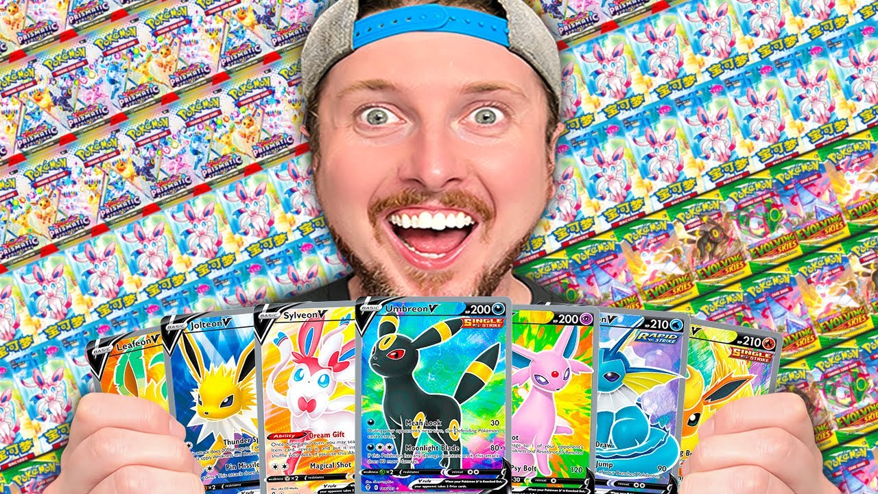 I Opened Every EEVEELUTION Pokemon Card Set!