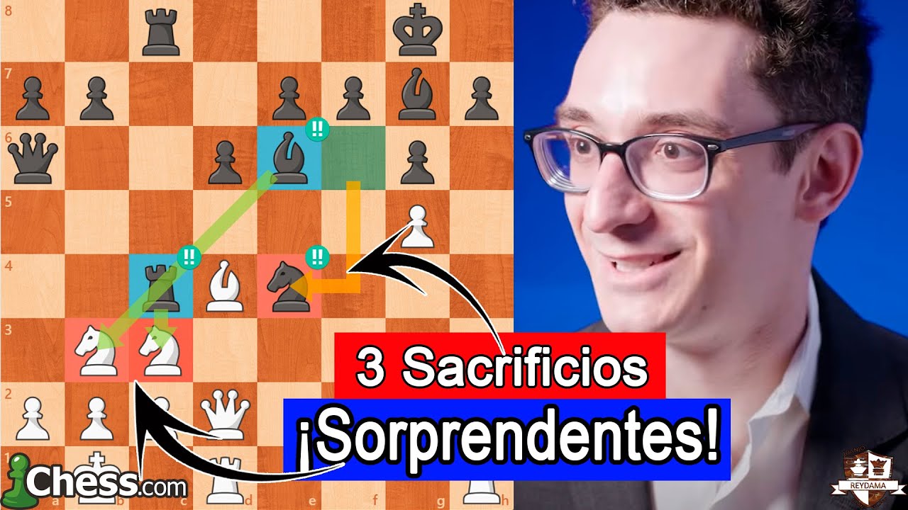¡Sorprendente! Tres Sacrificios en la Apertura y Lo Aniquilan.  Defensa Siciliana Variante Dragón