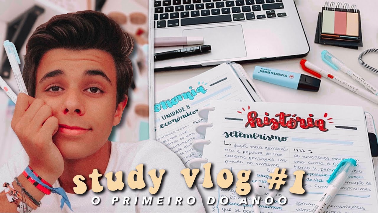 STUDY VLOG #1 // PRIMEIRO DO ANO! (NOVIDADES) | TiagoJLeitão