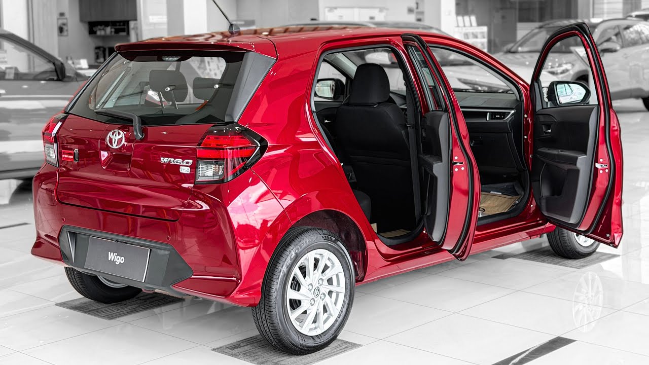 New Toyota WIGO ( 2025 ) - 1.0L Hatchback | Red Mica Metallic Color