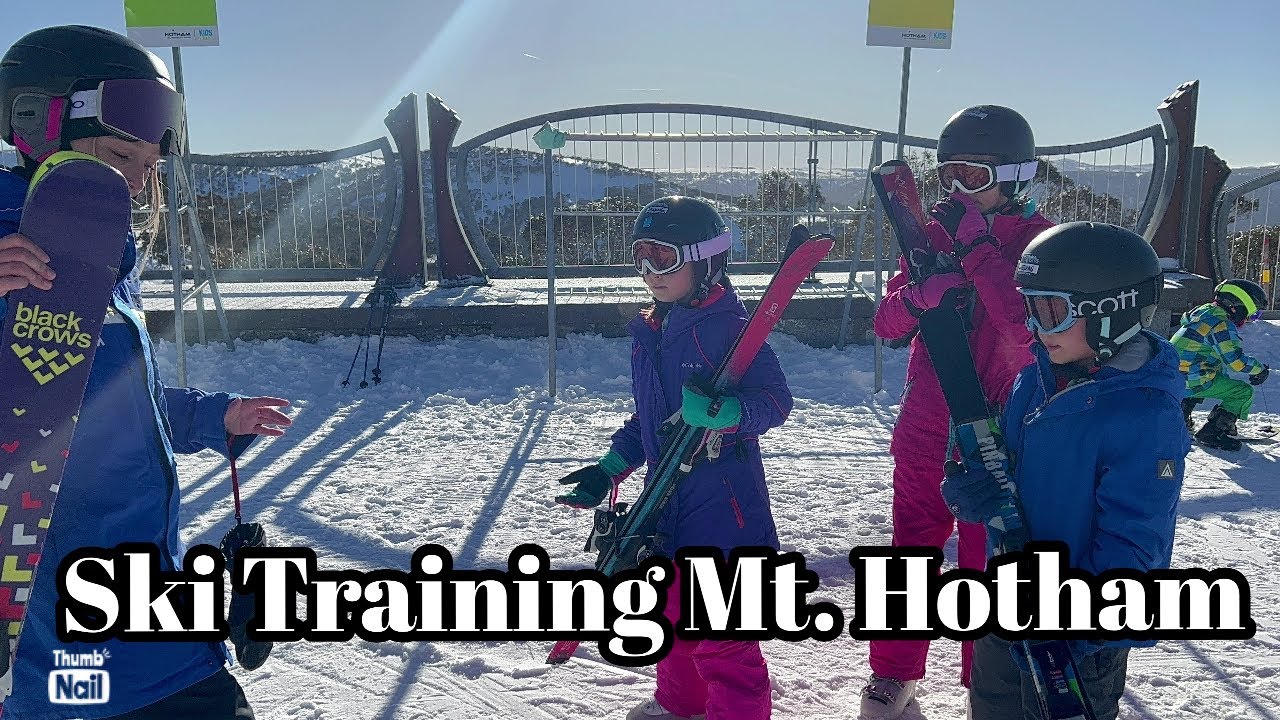 Ski training at Mt. Hotham Victoria Australia 2023