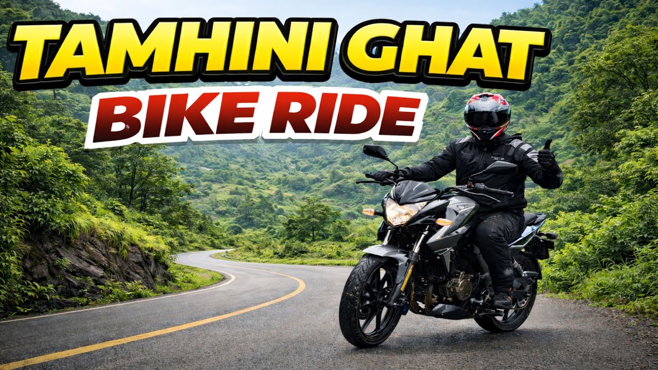 Tamhini Ghat Bike Ride | Pulsar NS160 Ride Through Nature’s Paradise 🏍️🌄