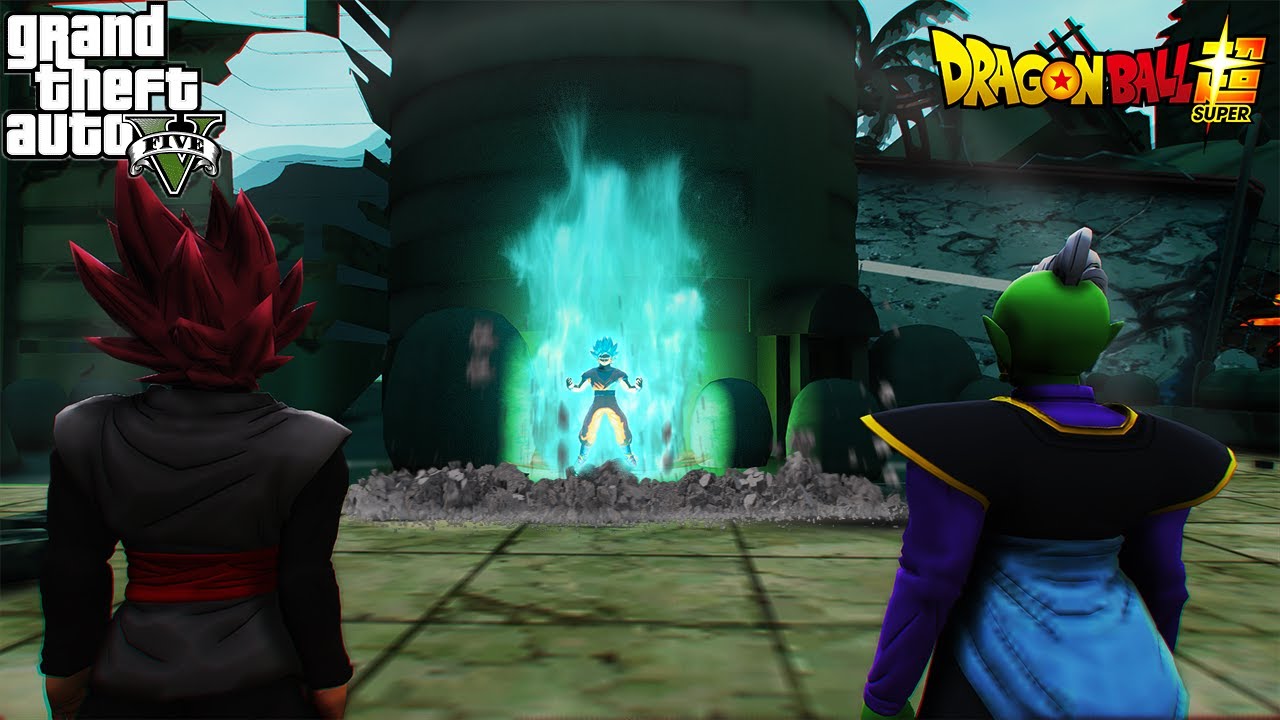 GTA 5 - Goku vs Goku Black and Zamas | DBZ Mods | Zamasu Arc Pt. 1