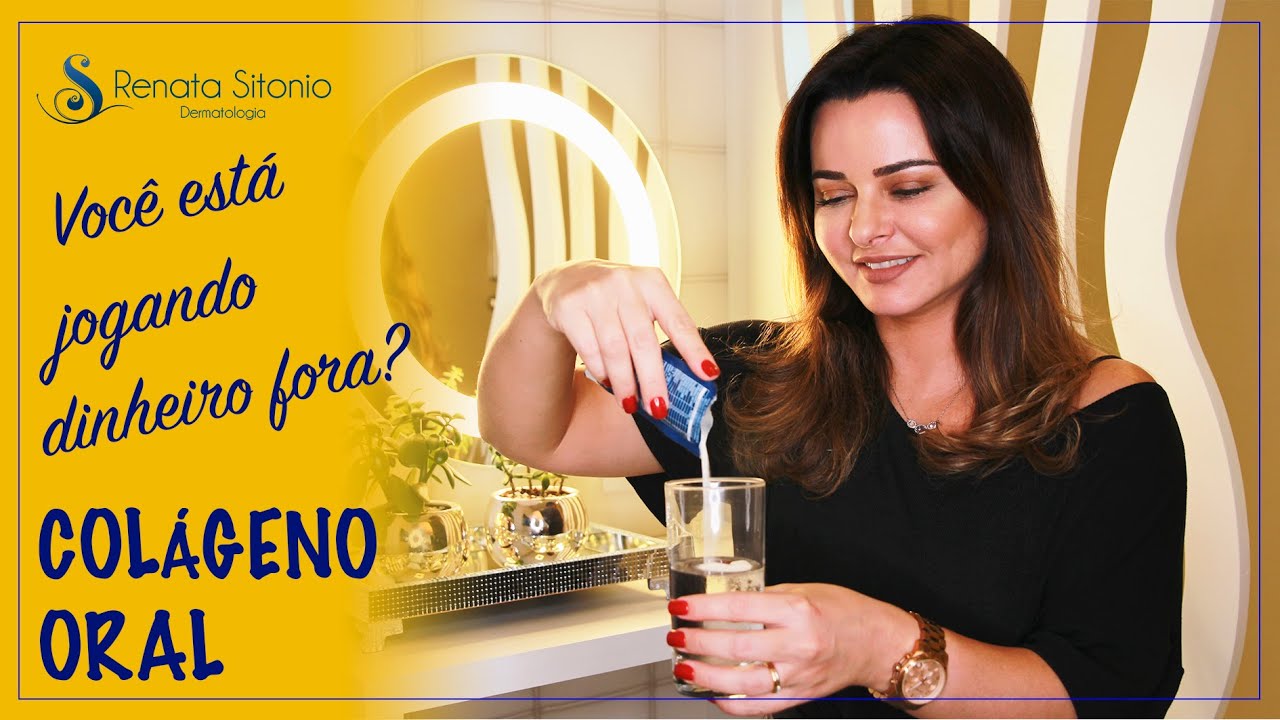Tomar colágeno é jogar dinheiro fora? - Dra Renata Sitonio