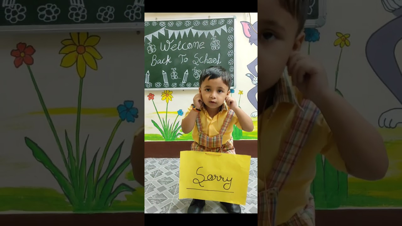Good manners activity @NeelanshKidze #preschool #activity #2024