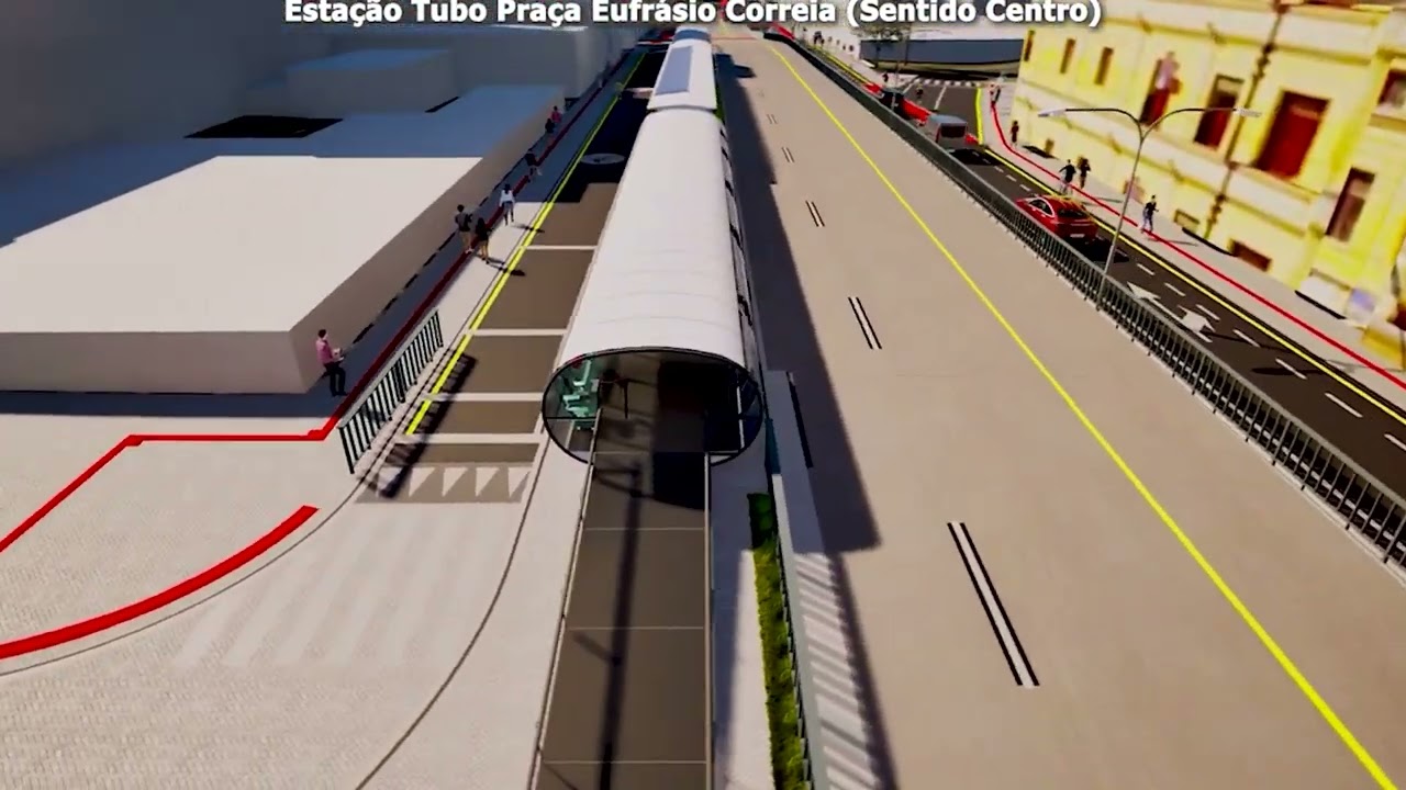 Vídeo mostra como ficarão vias do BRT Leste/Oeste em Curitiba