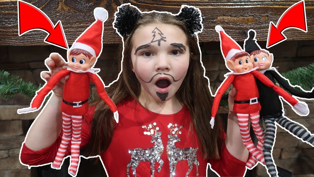 Mean Elf On A Shelf Family In Charge! I Touched My Elf! Mean Elf On The Shelf Brothers Are Back