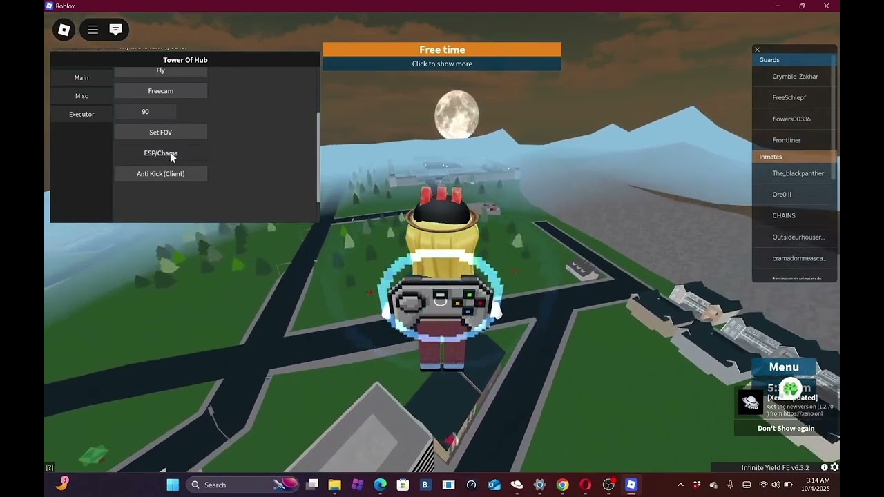 Roblox Script Showcase | Tower Of Hub | Tower Of Hell | Universal Script