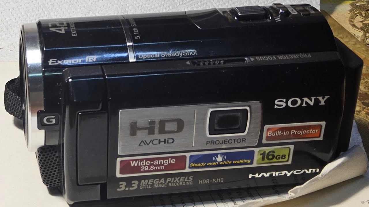 Обзор просторной камеры Sony HDR-PJ10E