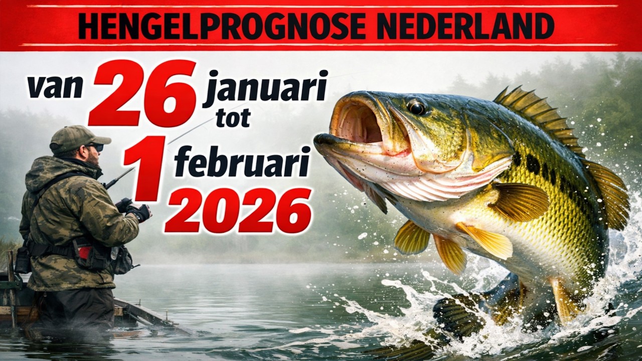 PROGNOSE KLeV in Nederland van 26 januari tot 1 februari 2026: Gooi alles neer en ga vissen!