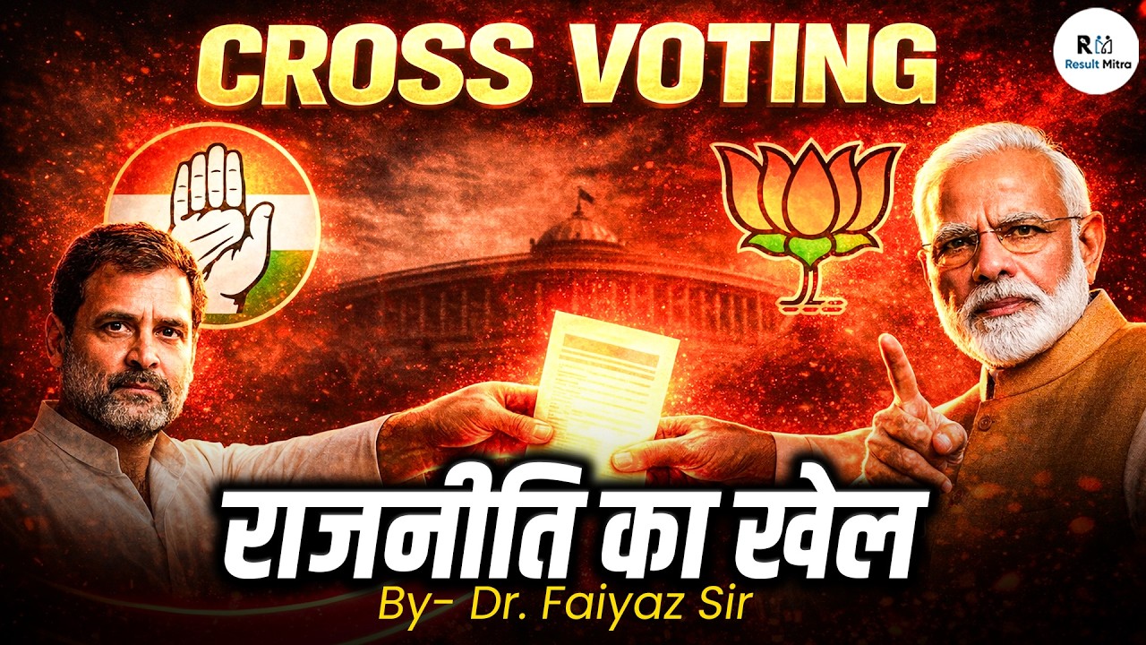 What is Cross Voting? 😱 | Rajya Sabha Election Game Explained | UPSC