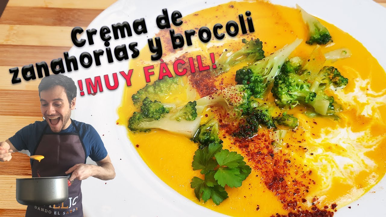 Crema de Zanahorias y Brócoli !MUY FÁCIL!✅(2021)