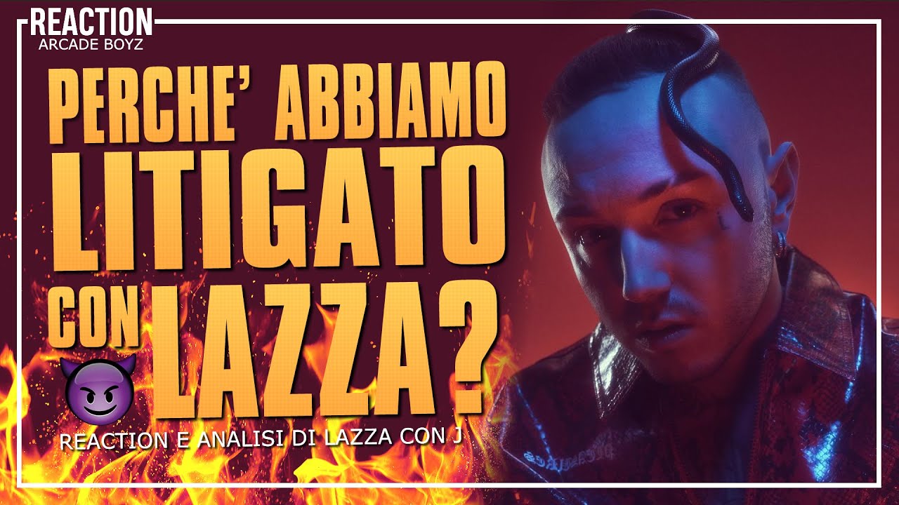 Lazza - J Mixtape ( disco completo ) | REACTION | Arcade Boyz