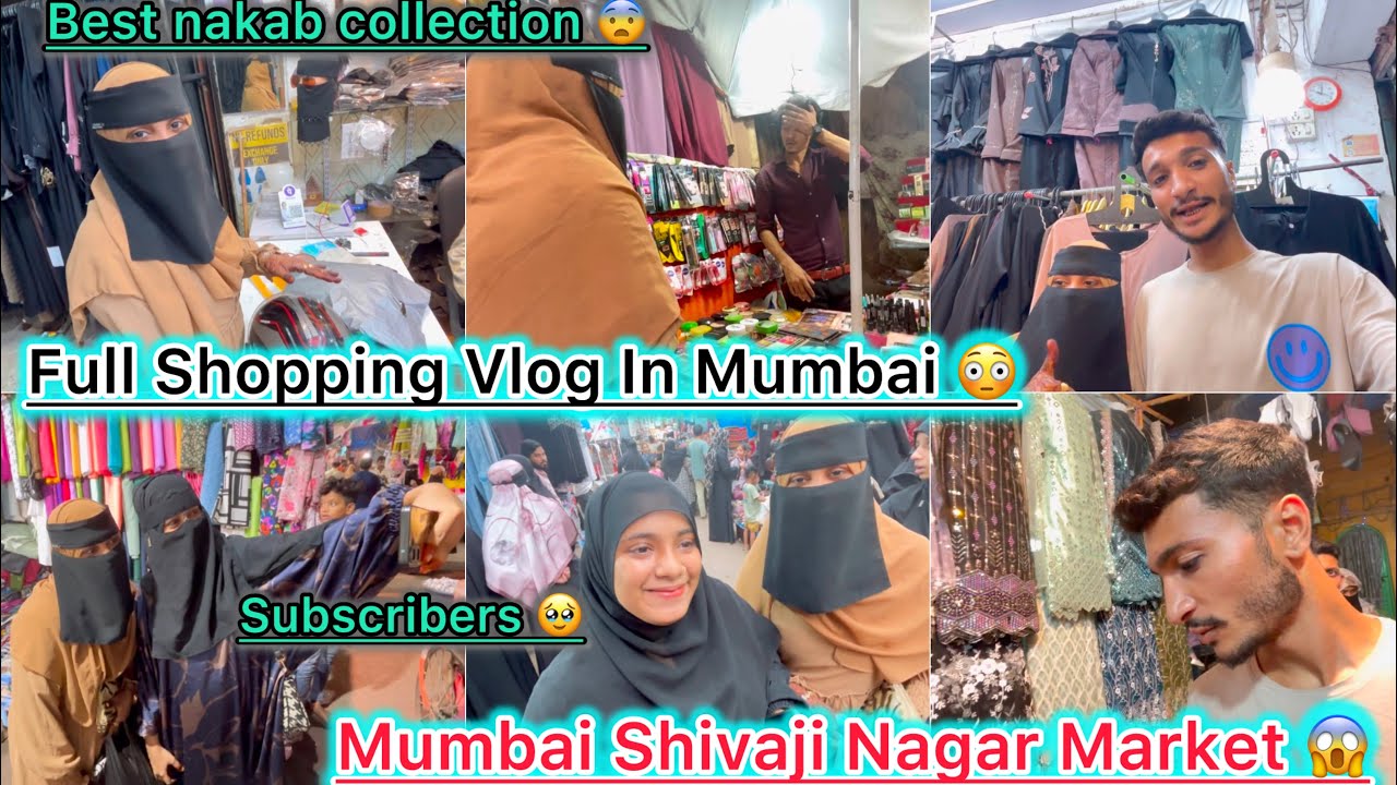 Shabnam Ne Liye🤔 4 New Trending Nakab 😳😱\Full Shopping 🛍️ Vlog In Mumbai🥳 | Shopping Vlog