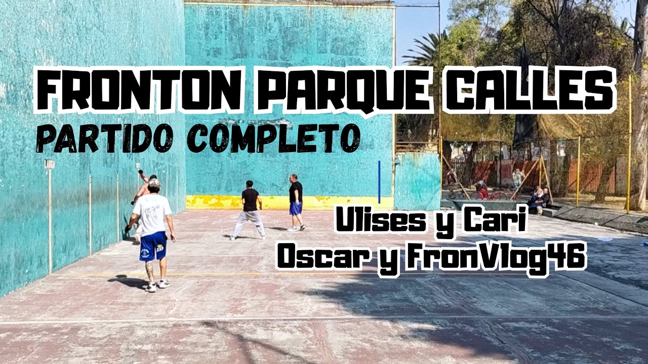 Frontón Parque Calles 🥎 Cari y Ulises para Oscar y FronVlog46 🥎 #fronton 