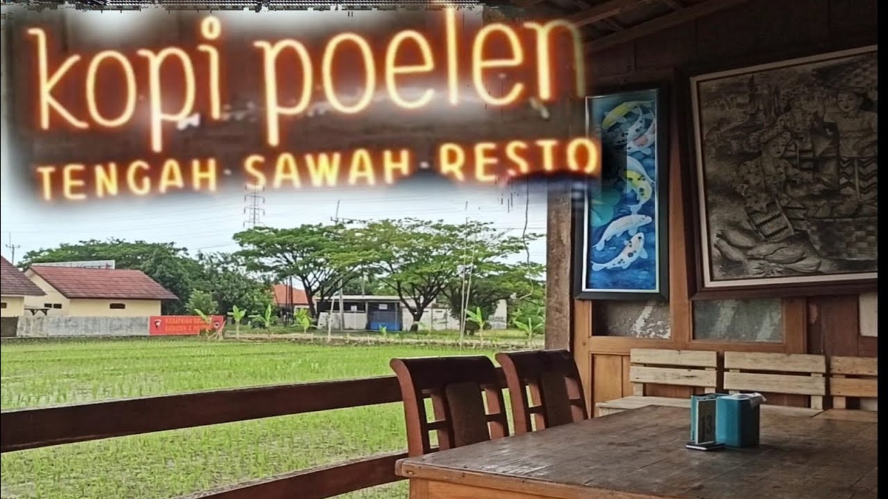 Makan Enak Di Tengah Sawah | Kopi Poelen Tempat Ngopi Hits Di Cirebon | Kuliner Cirebon