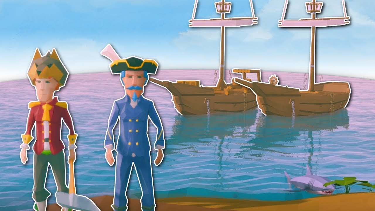SHIP BUILDING CHALLENGE! - Ylands Multiplayer Gameplay - Ship Building & Sailing