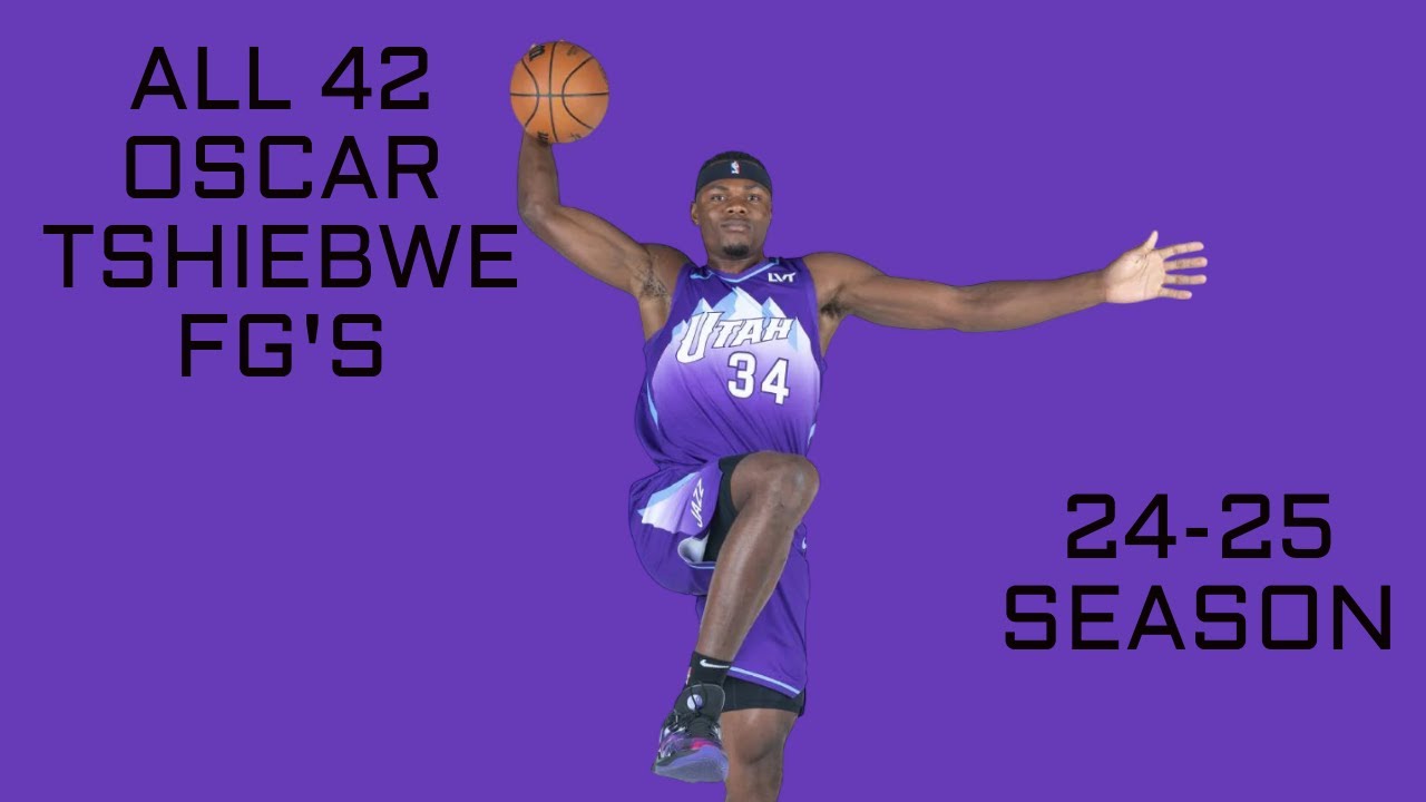 All 42 Oscar Tshiebwe FG's | Utah Jazz 24-25