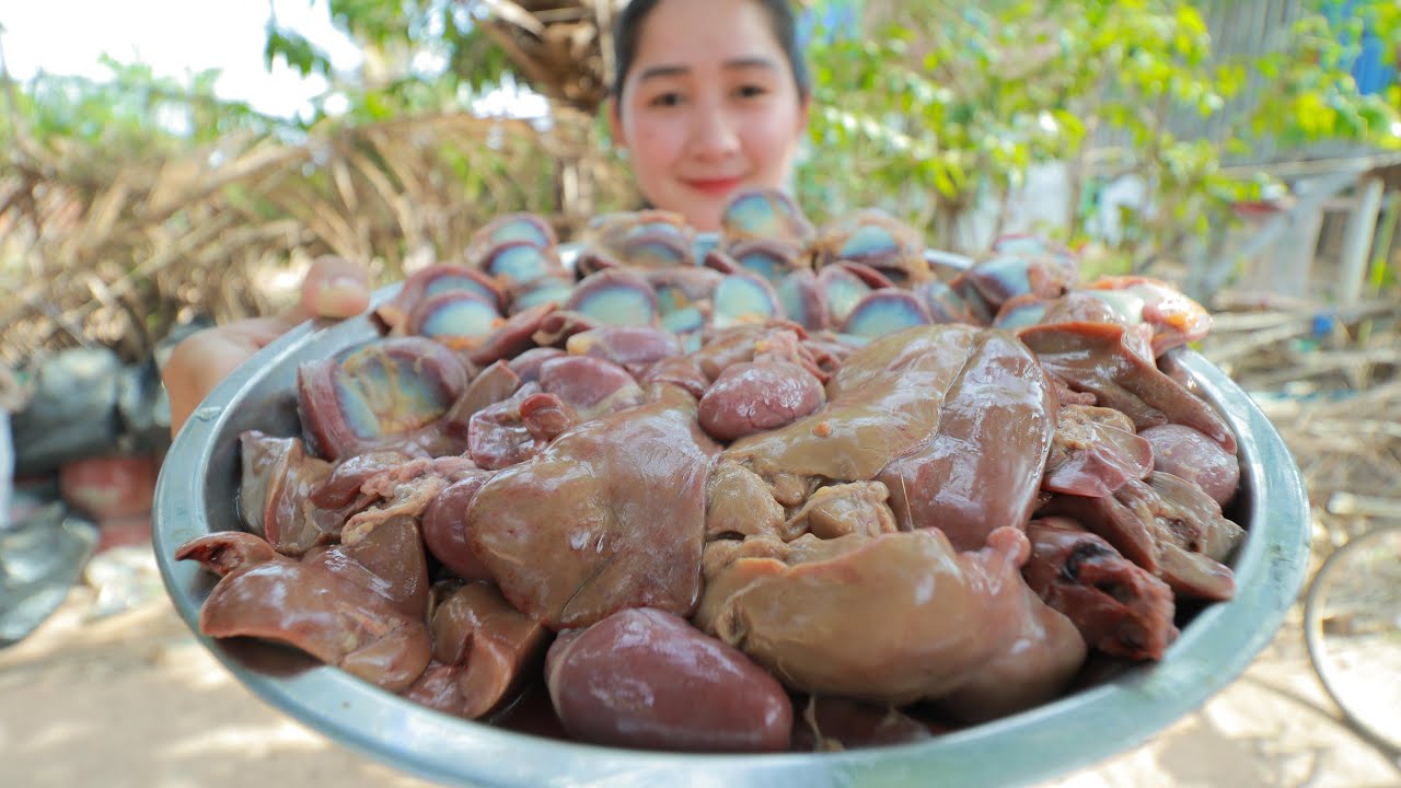 Grilling Duck Gizzard And Liver - Cooking With Sros