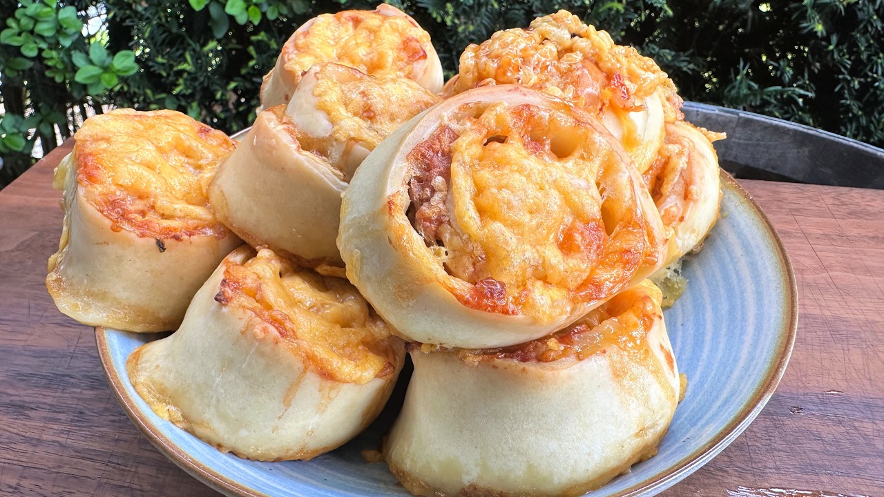 DONLICATE PIZZASCHNECKEN - extra käsig und super saftiger Snack vom Grill