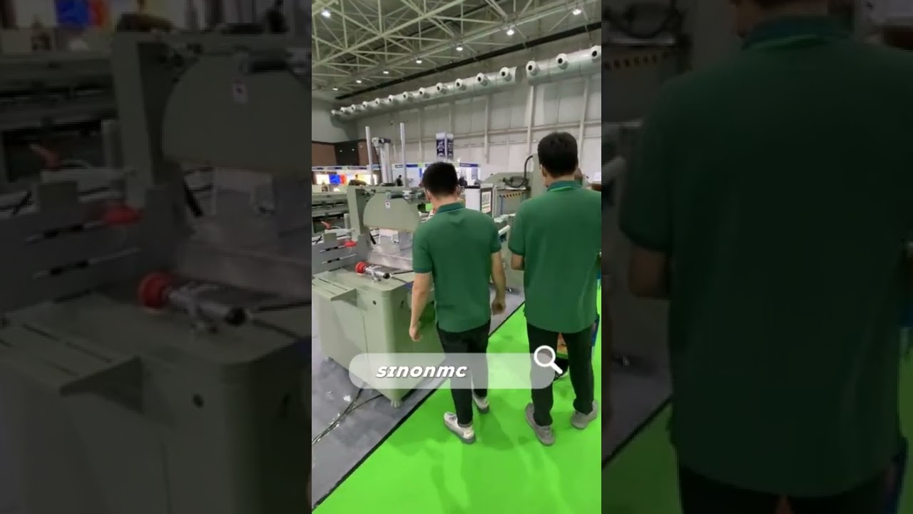 #windowExhibition #aluminumcutting #sinon #cutting #sinonmachine #singleheadcuttingmachine