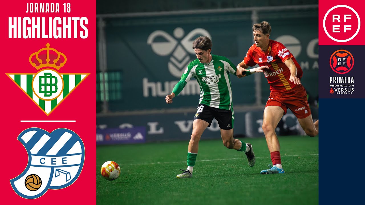 Resumen #PrimeraFederaci&oacute;n | Betis Deportivo 2-2 CE Europa | Jornada 18 | Temporada 2025/26