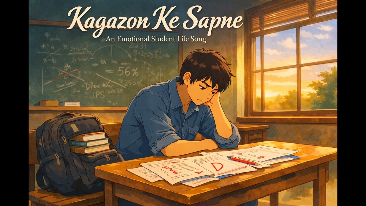 Kagazon Ke Sapne | Sad Student Life Song | Every Student’s Untold Story | Emotional Hindi Song
