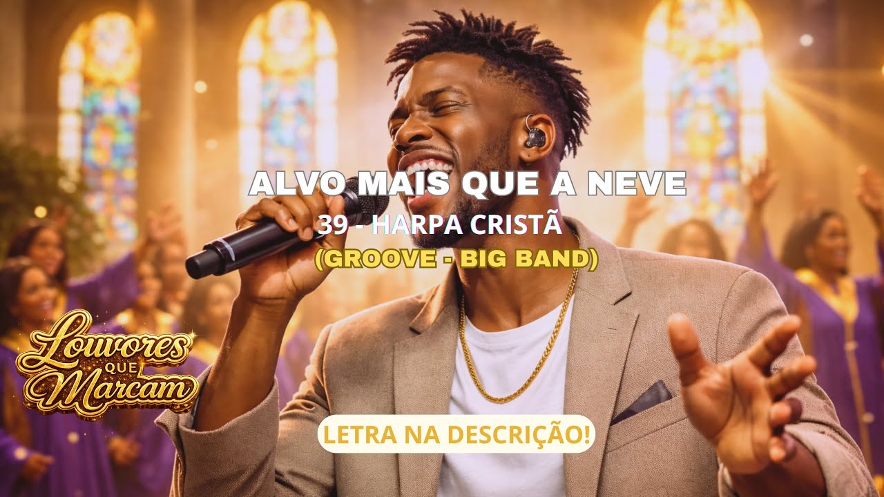 ALVO MAIS QUE A NEVE - GROOVE/BIG BAND - 39 HARPA CRISTÃ 🎷.