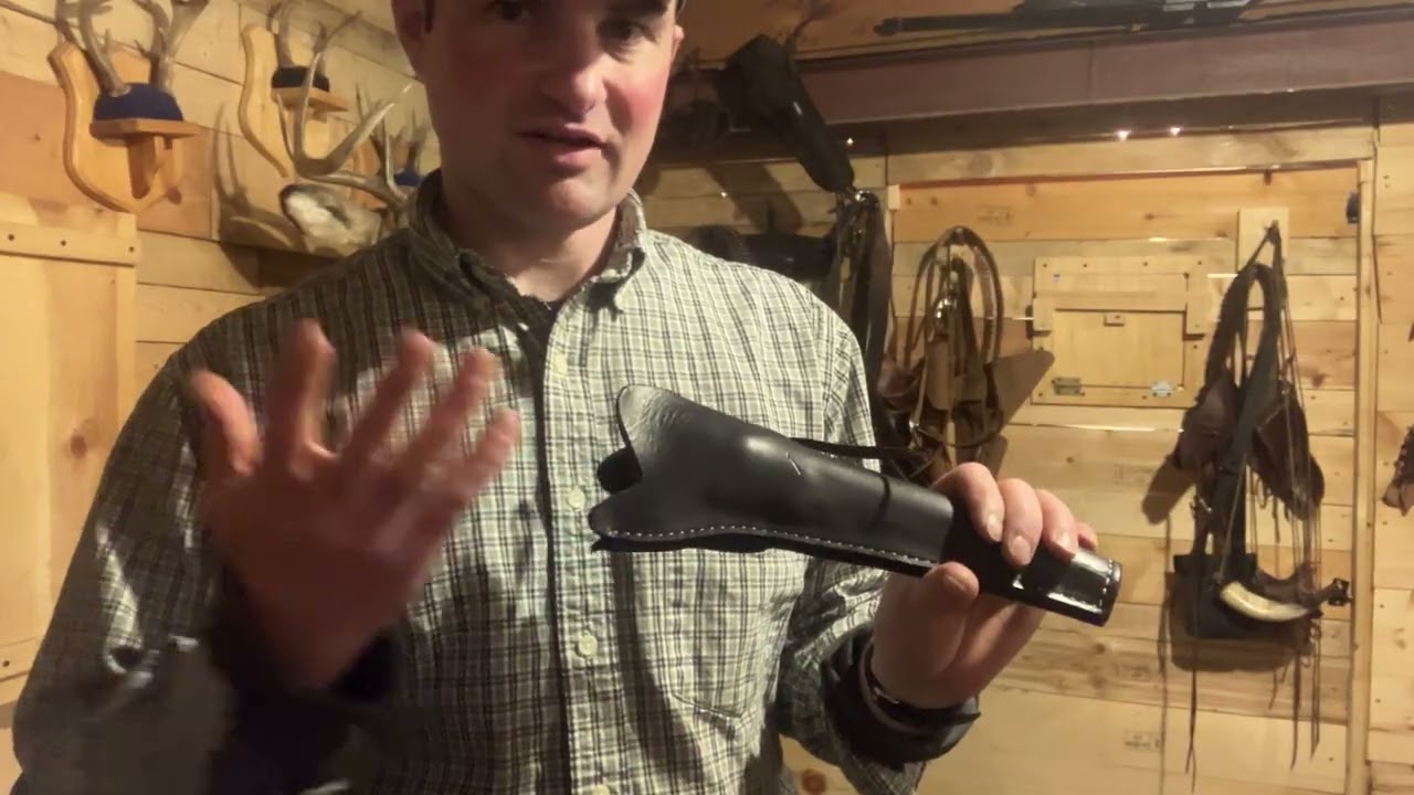 Handmade 1858 Remington slim Jim holster 