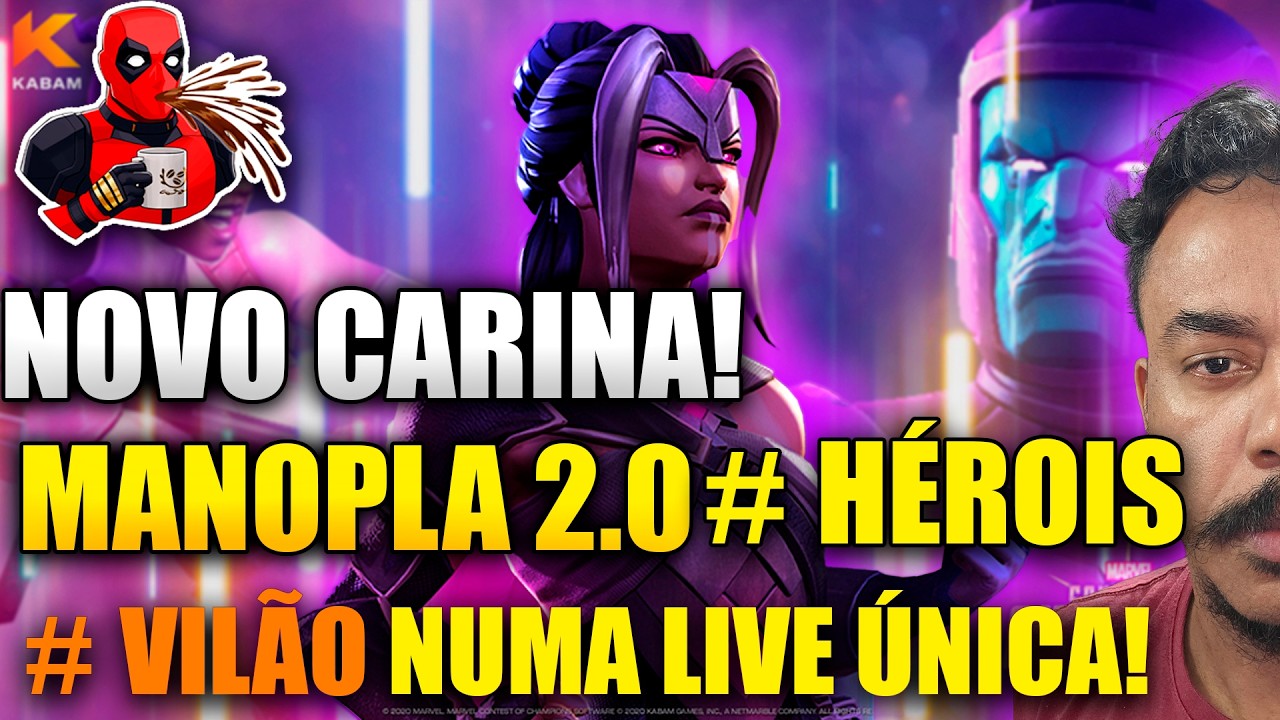 VAMOS FAZER ESSE DESAFIO # HEROIS E VILÃO NUMA SÓ LIVE!