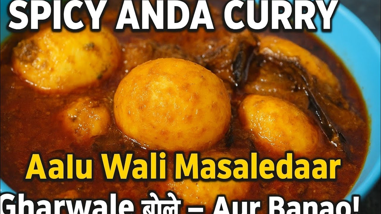 Aalu Wali Spicy Anda Curry | इतनी Tasty की Gharwale बार-बार मांगें!#Egg #eggcurry #spicy