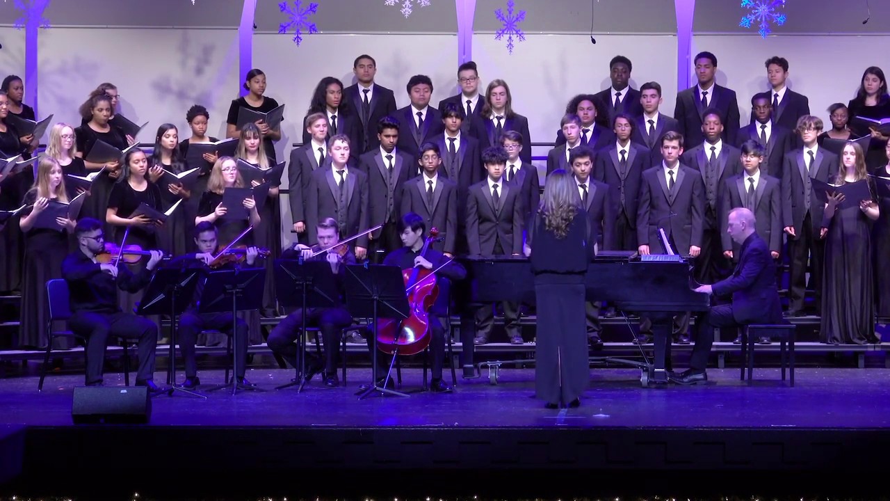 "Silent Night" arr. by Dan Forrest-Euless Trinity HS JV Mixed Choir 2019, Debra Sanders, director