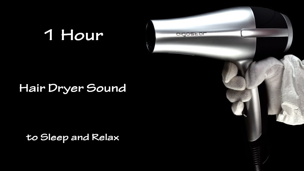 Relaxing Hair Dryer Sound 203 | Visual ASMR | 1 Hour Lullaby to Sleep
