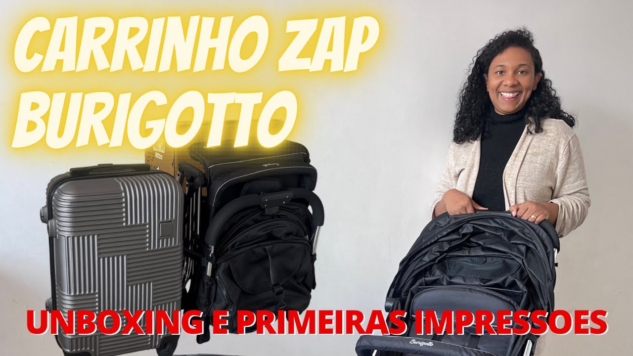 CARRINHO ZAP BURIGOTTO | Carrinho de beb&ecirc; compacto - Vale a pena?