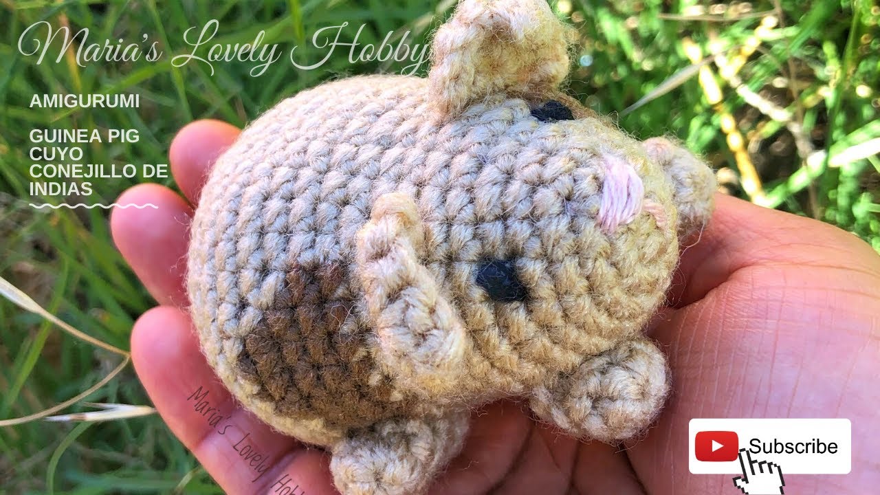 GUINEA PIG A CROCHET PASO A PASO/ HOW TO CROCHET A GUINEA PIG