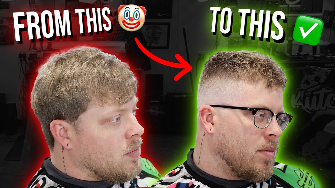 Barbers NEVER Get Haircuts 😳 High Bald Fade Crop Transformation