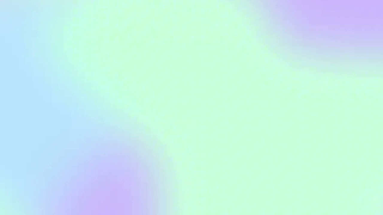 Aesthetic Green & Blue Gradient Screen 💫💫 | 1 Hour Relaxing Background