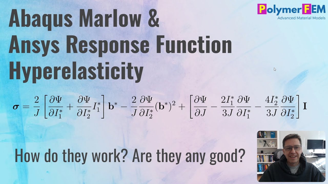 Abaqus Marlow and Ansys Response Function Hyperelasticity