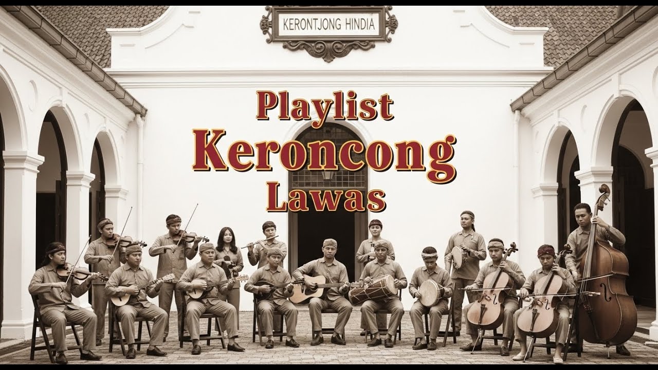 Alunan Keroncong Zaman Kolonial | Musik Cafe Vintage