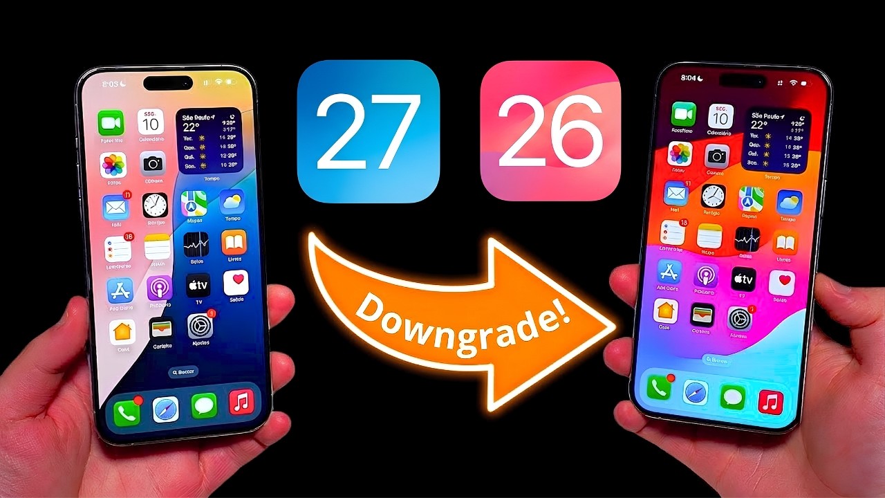 Como Fazer Downgrade no iPhone, Voltar do iOS