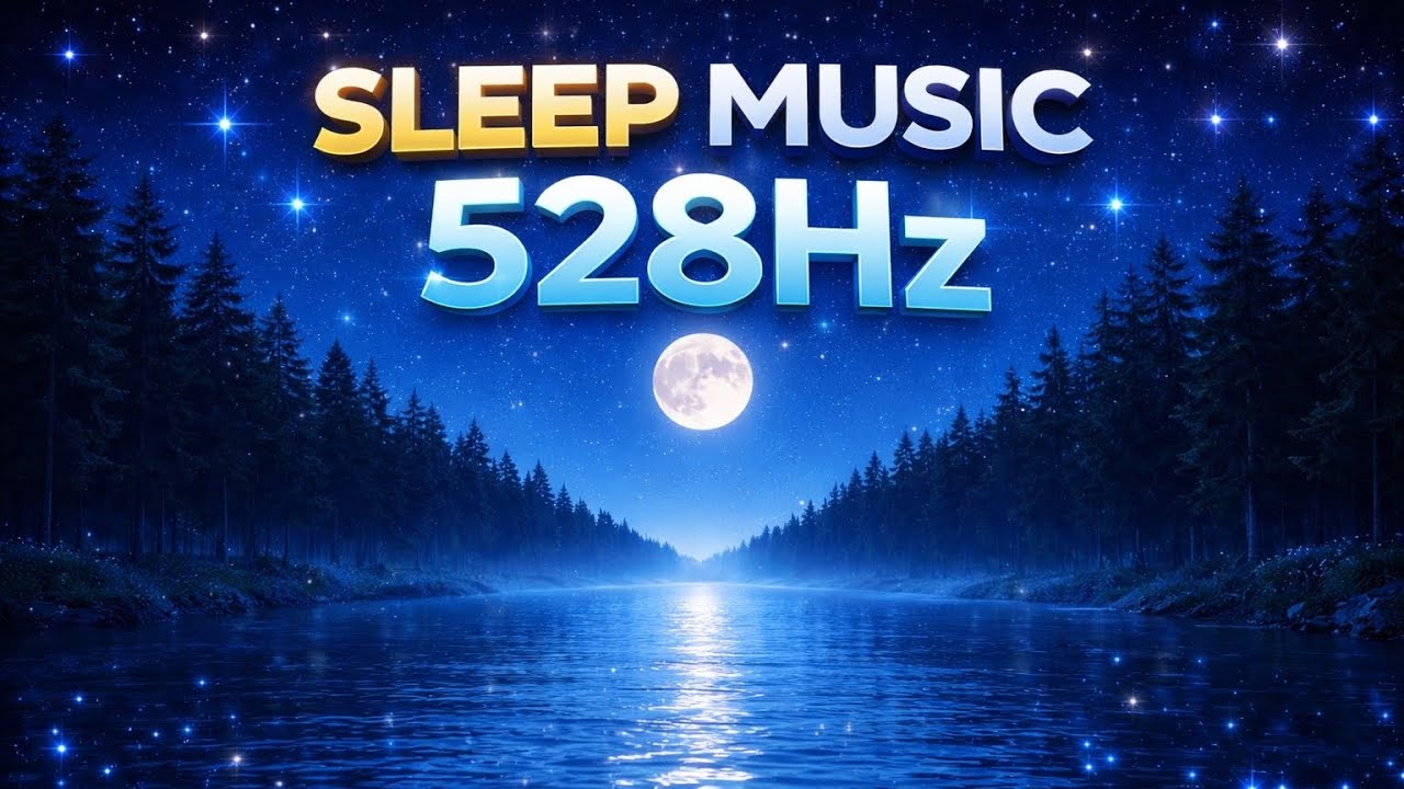 8 Hours 528Hz Deep Sleep Music | Full Body Regene432Hzration